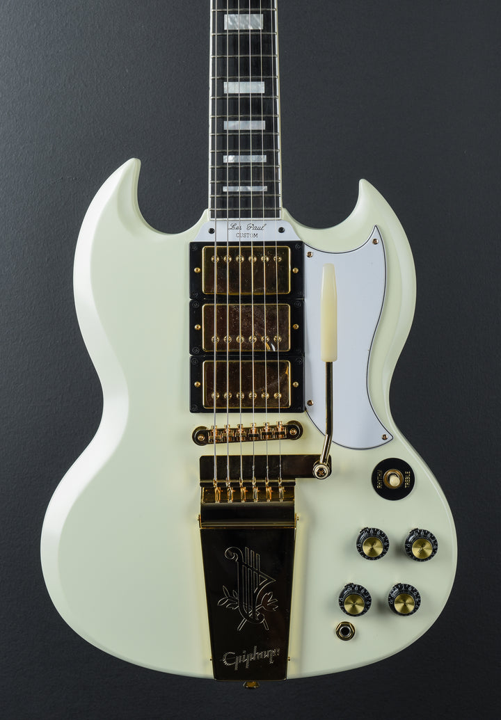 1963 Les Paul SG Custom w/Maestro Vibrola - Classic White