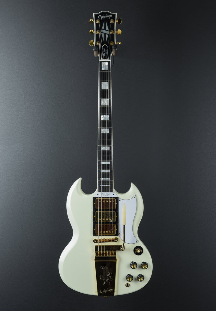 1963 Les Paul SG Custom w/Maestro Vibrola - Classic White