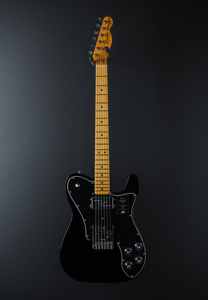 American Vintage II 1977 Telecaster Custom - Black w/Maple