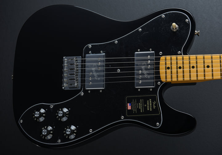 American Vintage II 1975 Telecaster Deluxe - Black