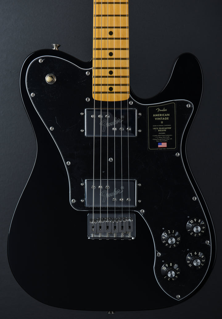 American Vintage II 1975 Telecaster Deluxe - Black