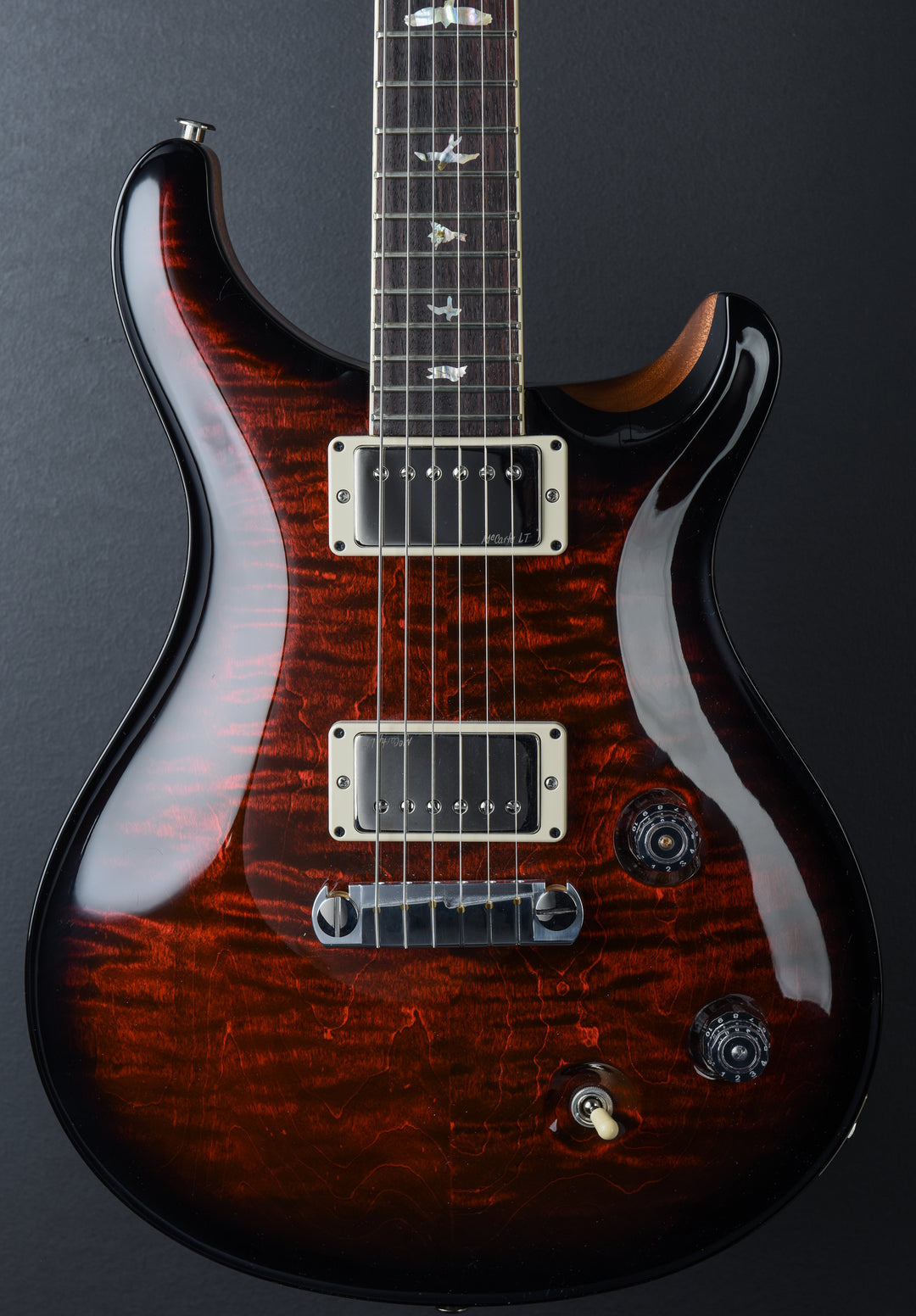 McCarty - Fire Red Wraparound burst w/natural back