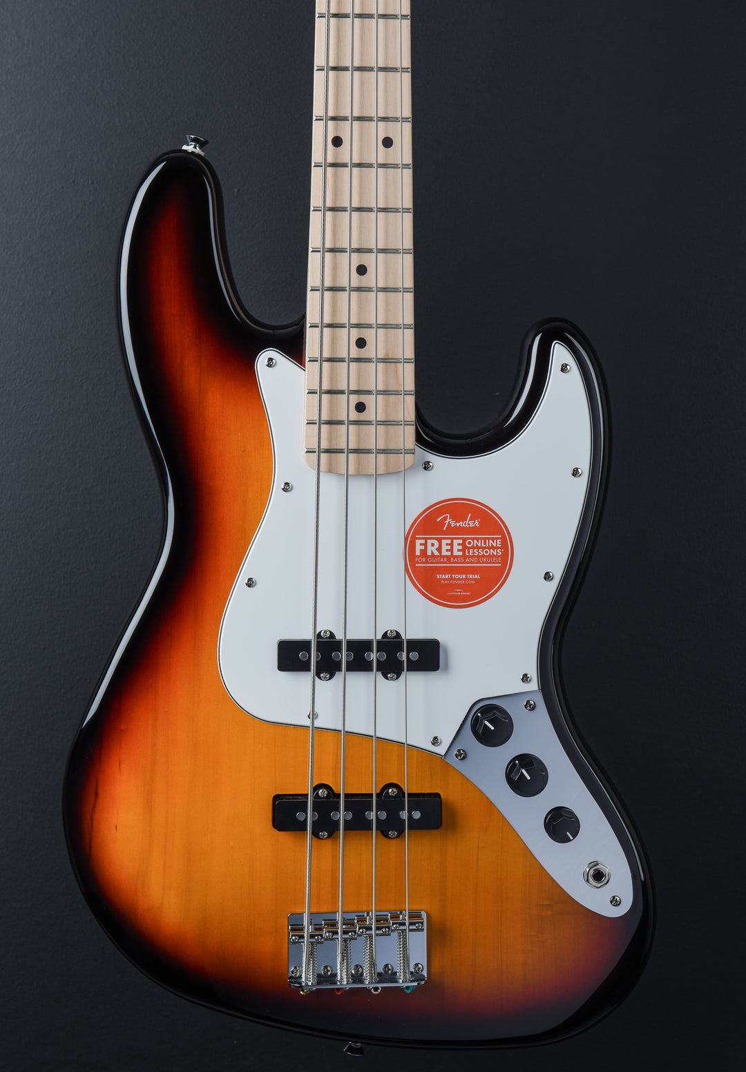 Affinity Series Jazz Bass - 3 Color Sunburst w/Maple