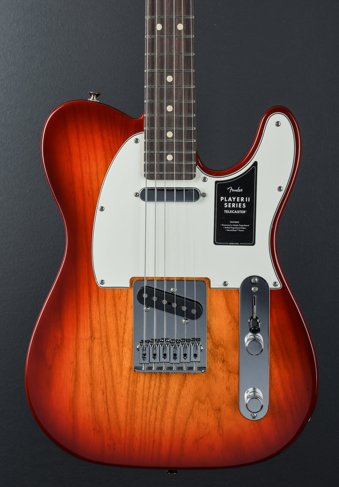 Player II Telecaster - Aged Cherry Burst w/Rosewood