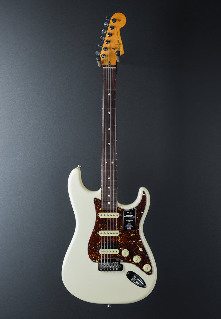 American Professional II Stratocaster HSS - Olympic White w/Rosewood