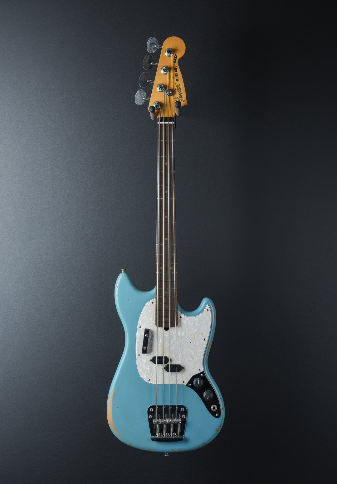 JMJ Road Worn Mustang Bass - Faded Daphne Blue