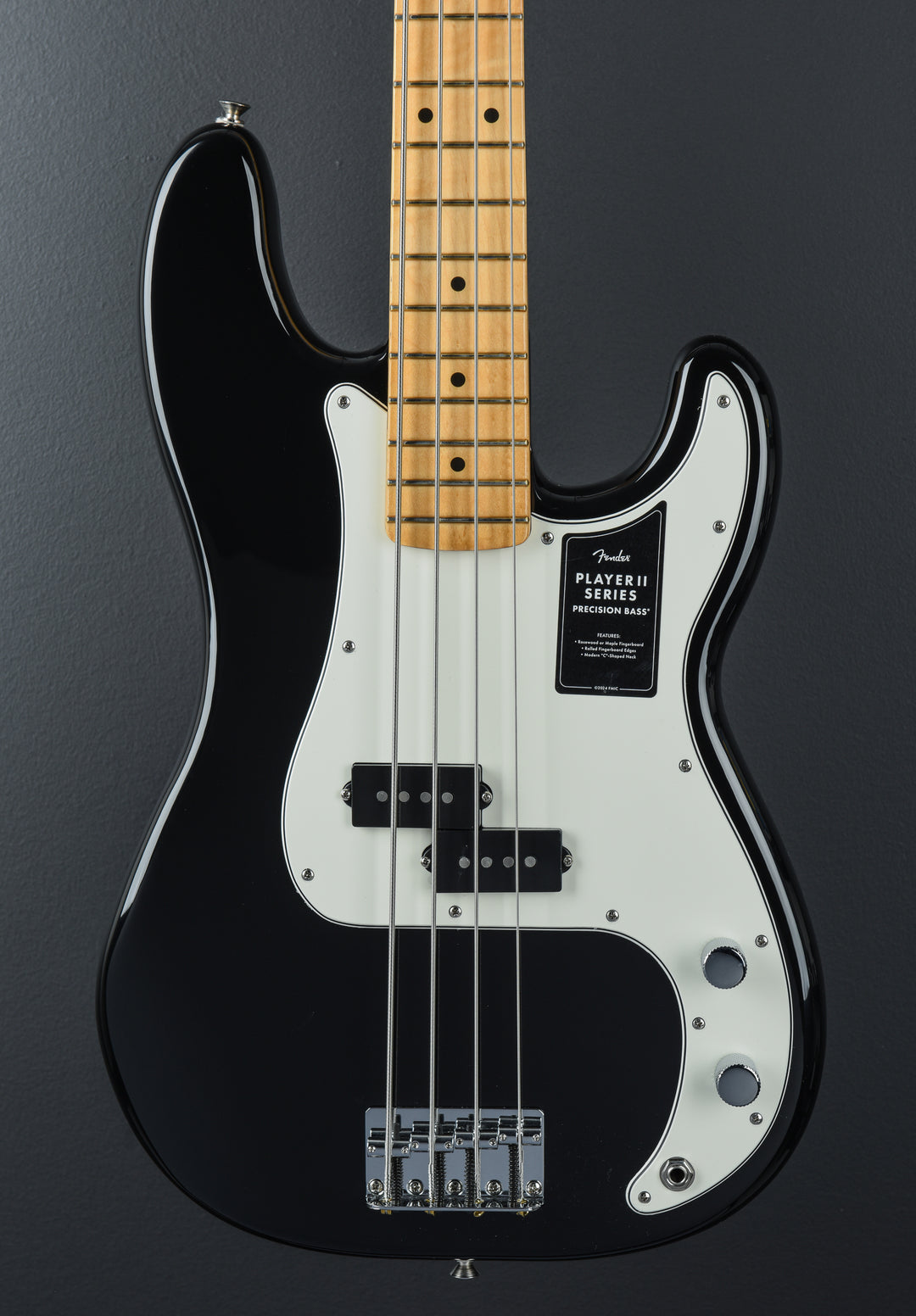 Player II Precision Bass - Black w/Maple