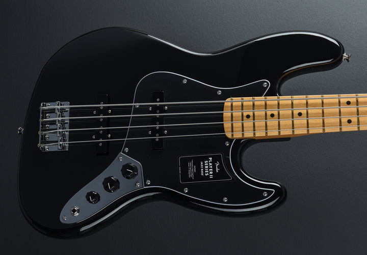 Player II Jazz Bass - Black W/Maple