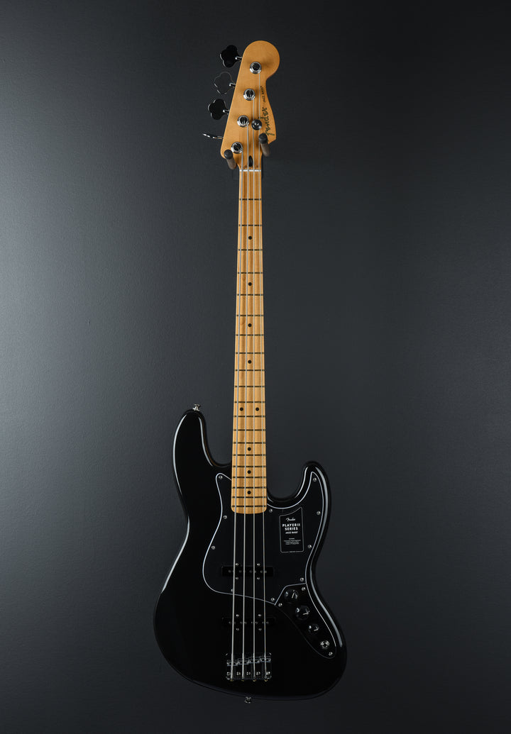 Player II Jazz Bass - Black W/Maple