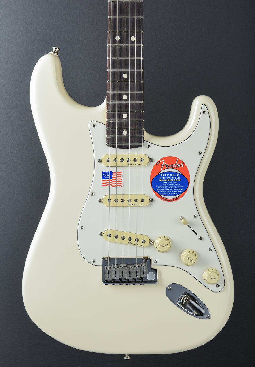 Jeff Beck Stratocaster - Olympic White