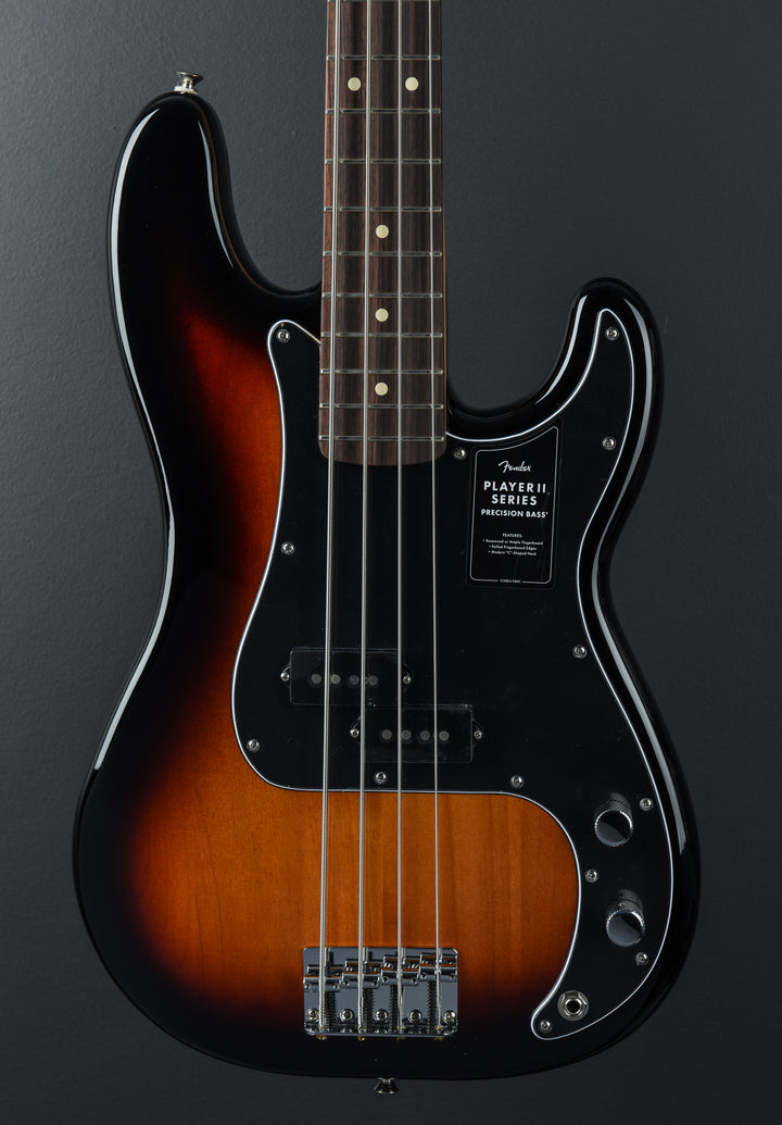 Player II Precision Bass - 3 Color Sunburst w/Rosewood