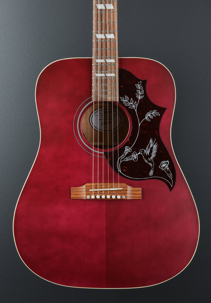 Hummingbird Special - Satin Wine Red