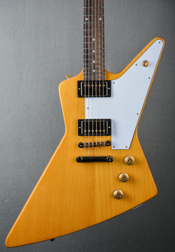 1958 Korina Explorer (White Pickguard) - Aged Natural