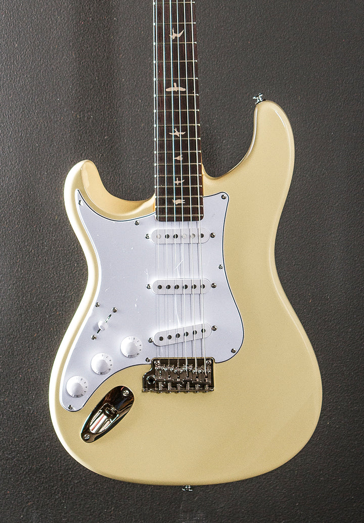 SE Silver Sky w/Rosewood Left Hand - Moon White