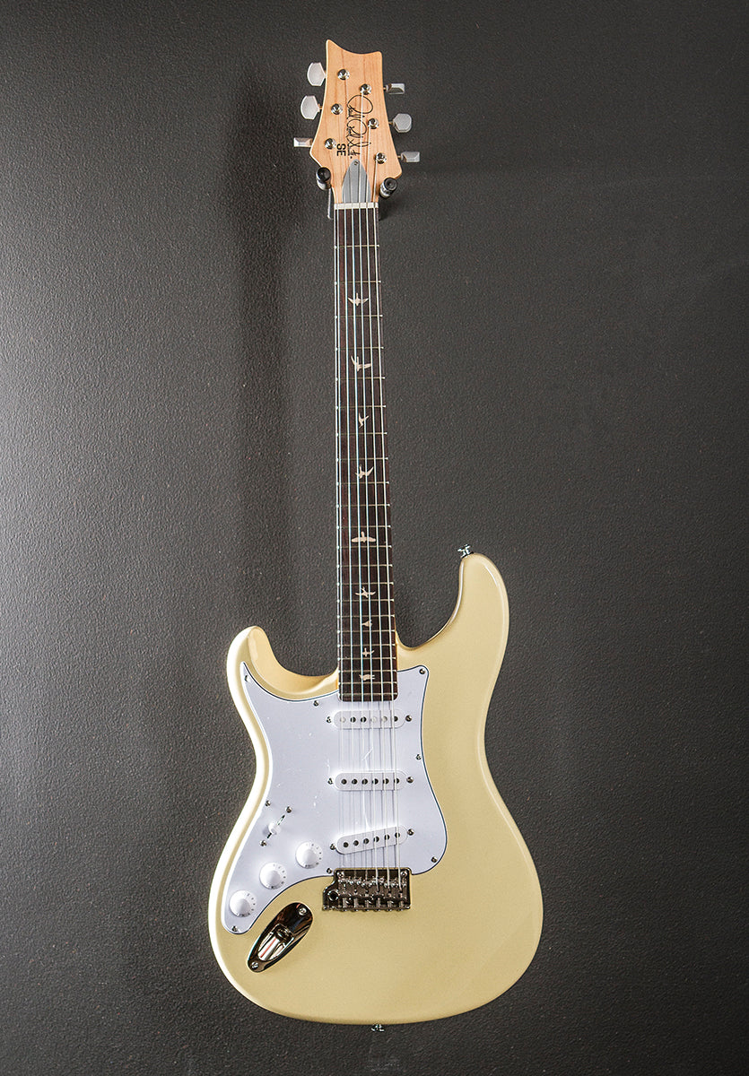 SE Silver Sky w/Rosewood Left Hand - Moon White