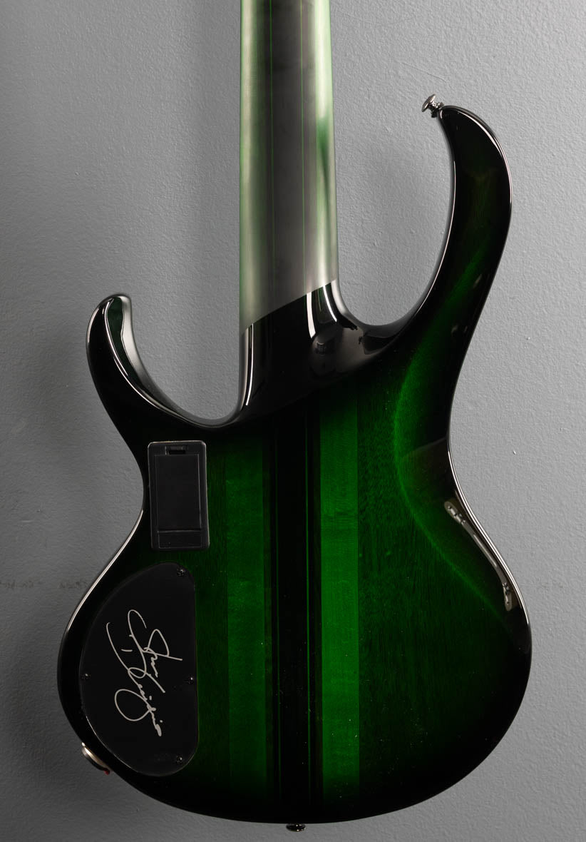 Steve Di Giorgio SDGB1 Fretless Bass - Dark Moss Burst