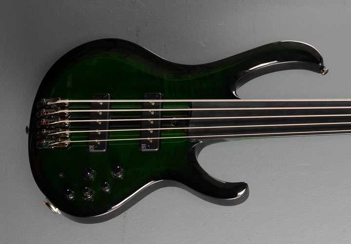 Steve Di Giorgio SDGB1 Fretless Bass - Dark Moss Burst