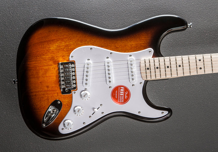 Sonic Stratocaster - Two Color Sunburst w/Maple