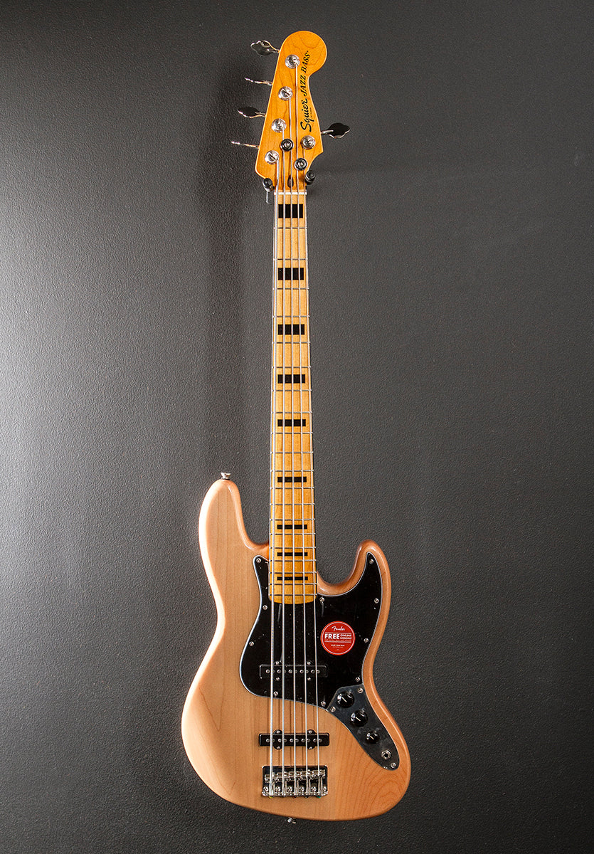 Classic Vibe 70's Jazz Bass V - Natural