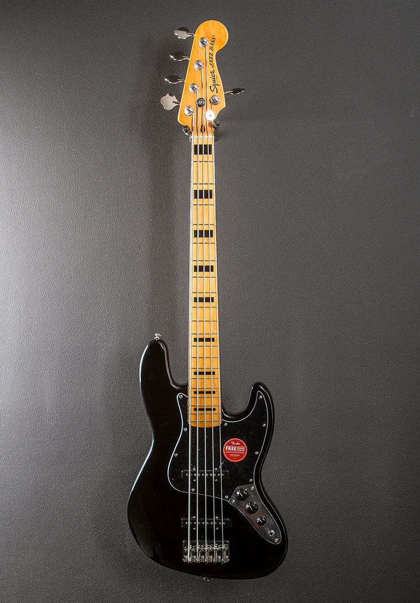 Classic Vibe 70's Jazz Bass V - Black