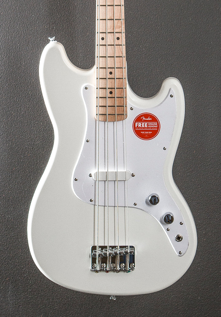 Sonic Bronco Bass - Arctic White w/Maple