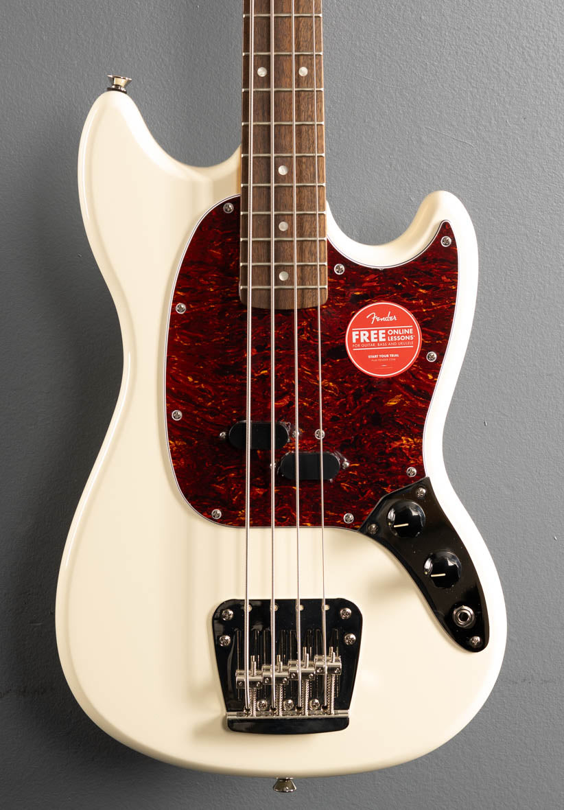 Classic Vibe 60's Mustang Bass - Olympic White