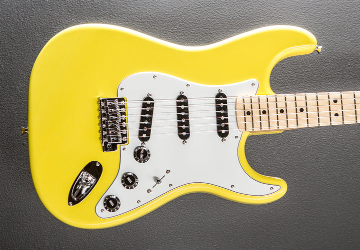 MIJ Limited International Color Stratocaster - Monaco Yellow w/Maple