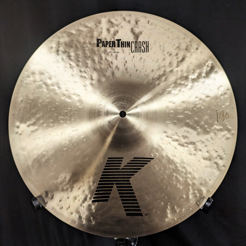 18 Inch K Paper Thin Crash – Dave's Guitar Shop