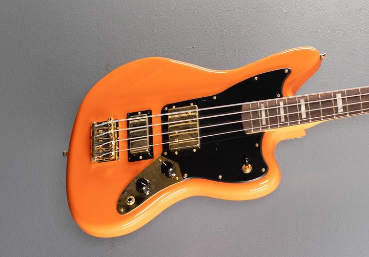 Limited Edition Mike Kerr Jaguar Bass - Tiger's Blood Orange