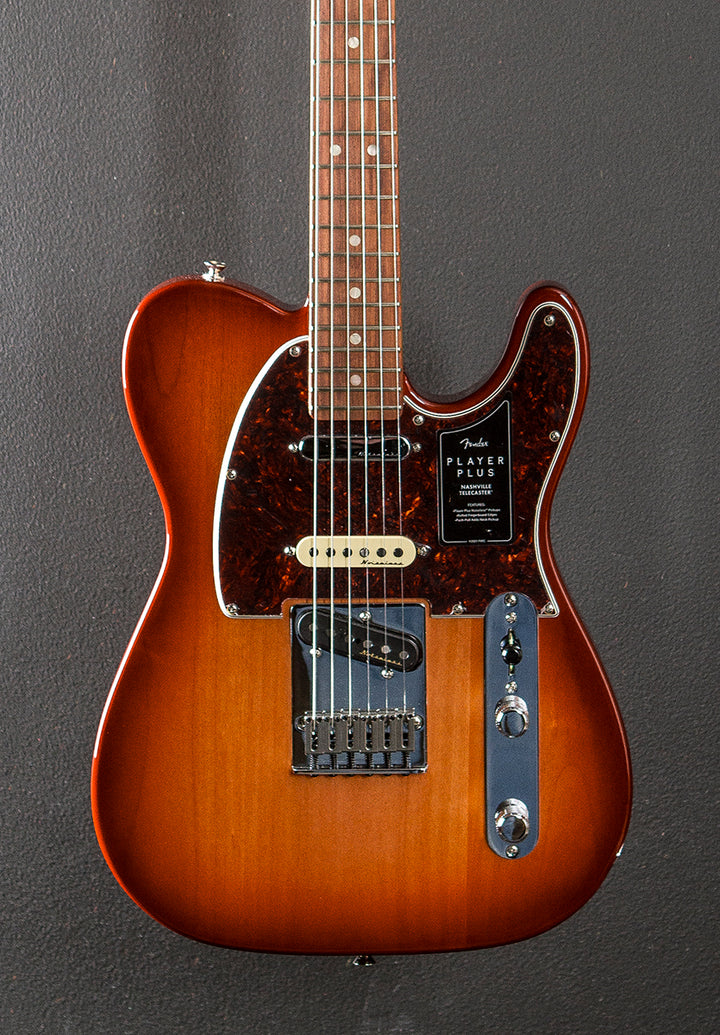 Player Plus Nashville Telecaster - Sienna Sunburst w/Pau Ferro