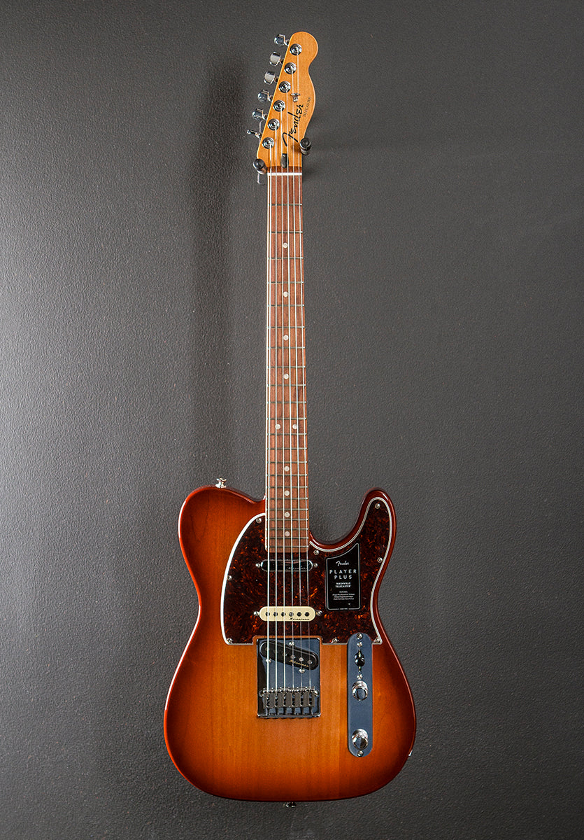 Player Plus Nashville Telecaster - Sienna Sunburst w/Pau Ferro