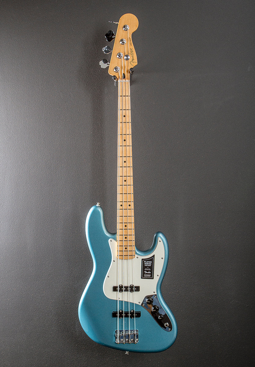 Player Jazz Bass – Tidepool w/Maple – Dave's Guitar Shop