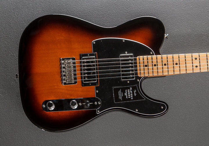 Player II Telecaster HH - 3 Color Sunburst w/Maple