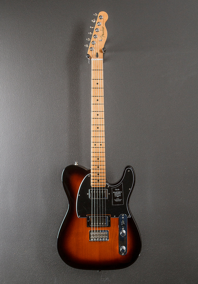 Player II Telecaster HH - 3 Color Sunburst w/Maple