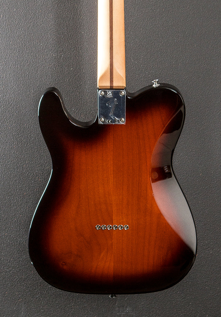 Player II Telecaster HH - 3 Color Sunburst w/Maple