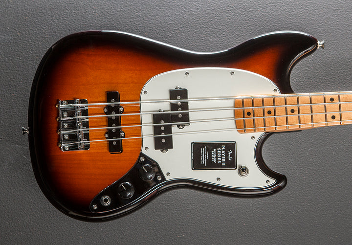 Player II Mustang Bass PJ - 3 Color Sunburst w/Maple