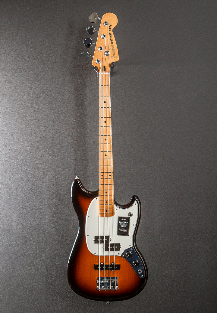 Player II Mustang Bass PJ - 3 Color Sunburst w/Maple