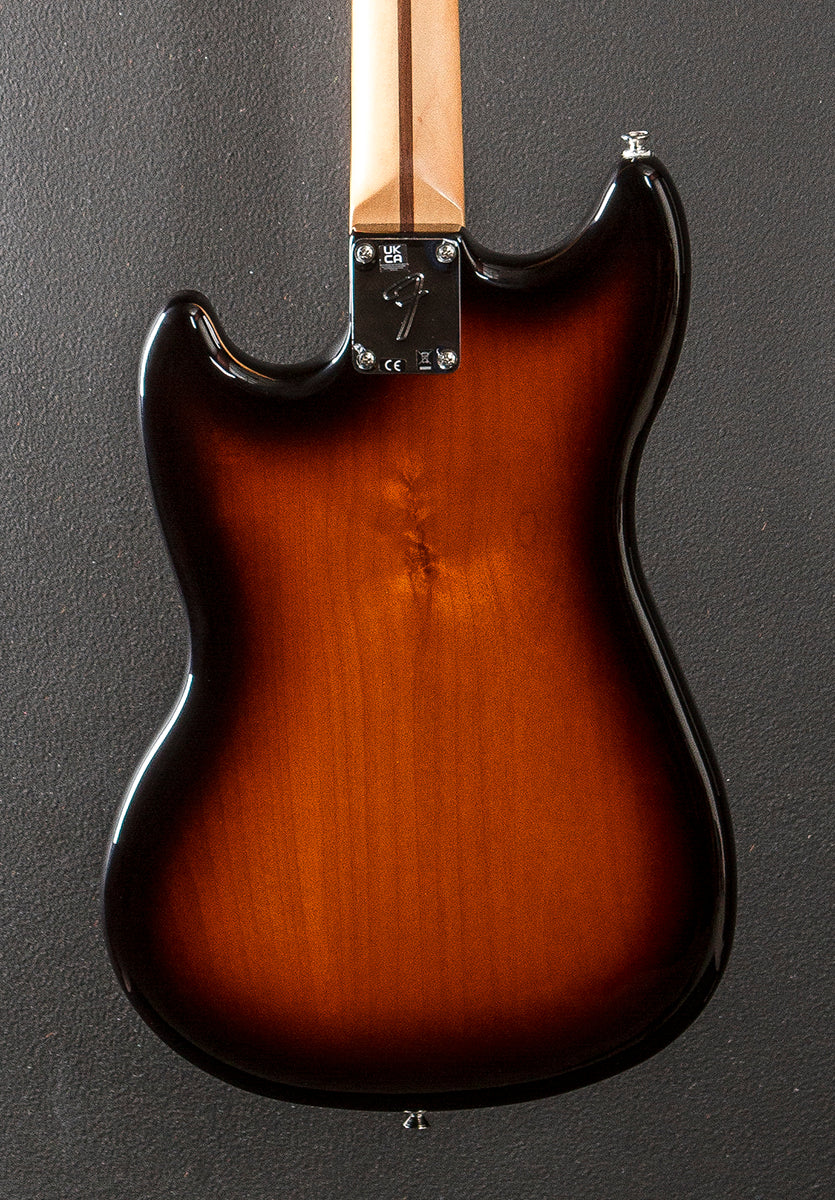 Player II Mustang Bass PJ - 3 Color Sunburst w/Maple