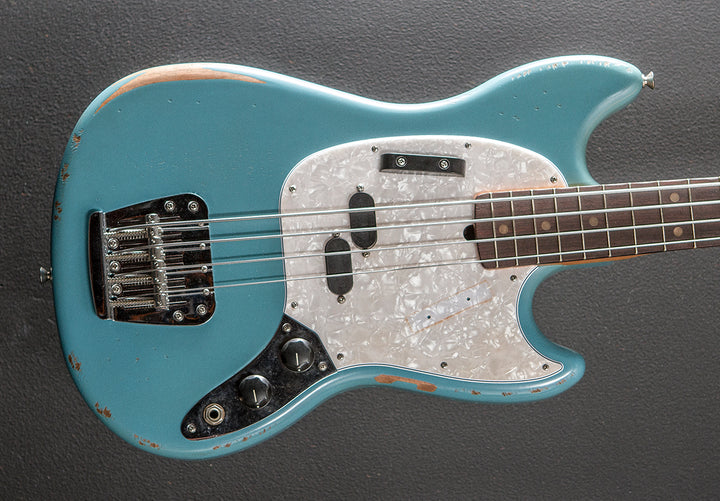 JMJ Road Worn Mustang Bass - Faded Daphne Blue