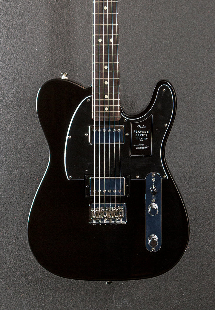 Player II Telecaster HH - Black w/Rosewood