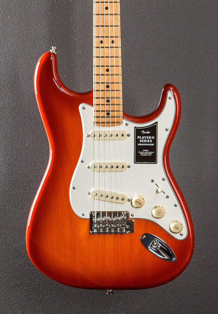 Player II Stratocaster - Aged Cherry Burst w/Maple