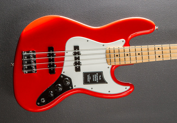 Player II Jazz Bass - Coral Red w/Maple