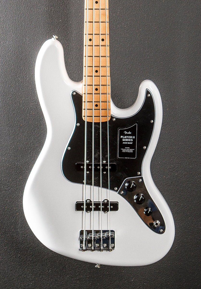 Player II Jazz Bass - Polar White w/Maple