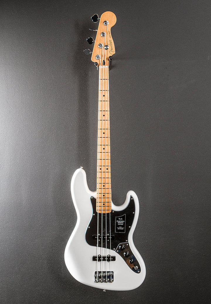 Player II Jazz Bass - Polar White w/Maple