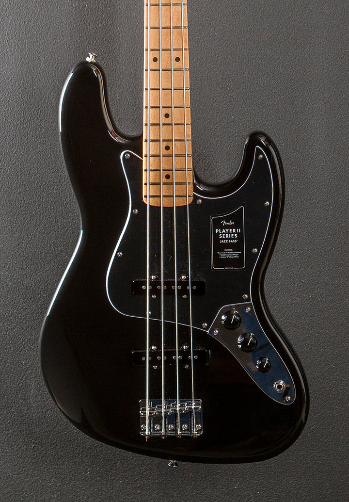 Player II Jazz Bass - Black w/Maple