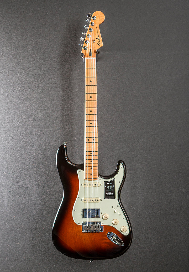 Player Plus Stratocaster HSS - 3 Color Sunburst w/Maple