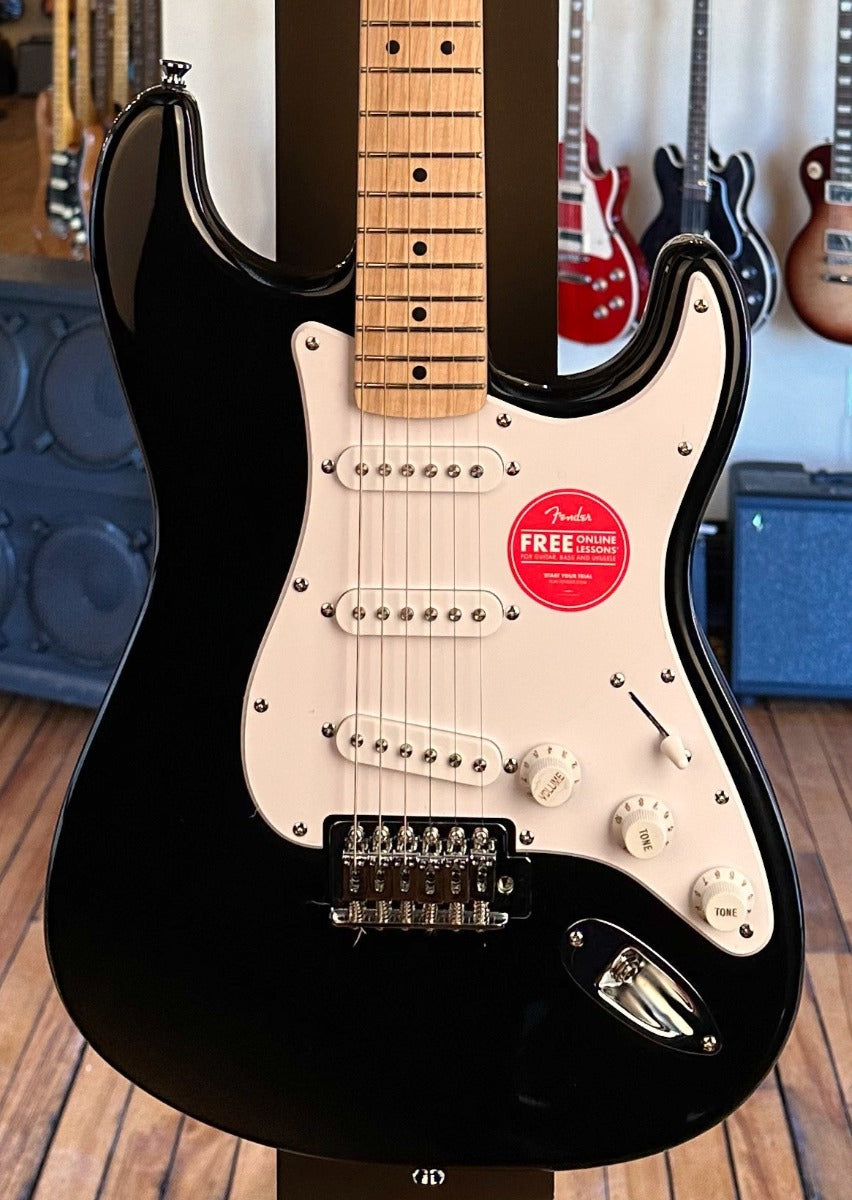 Sonic Stratocaster - Black w/Maple