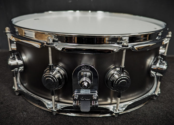 Collector's Series Satin Black over Brass Snare