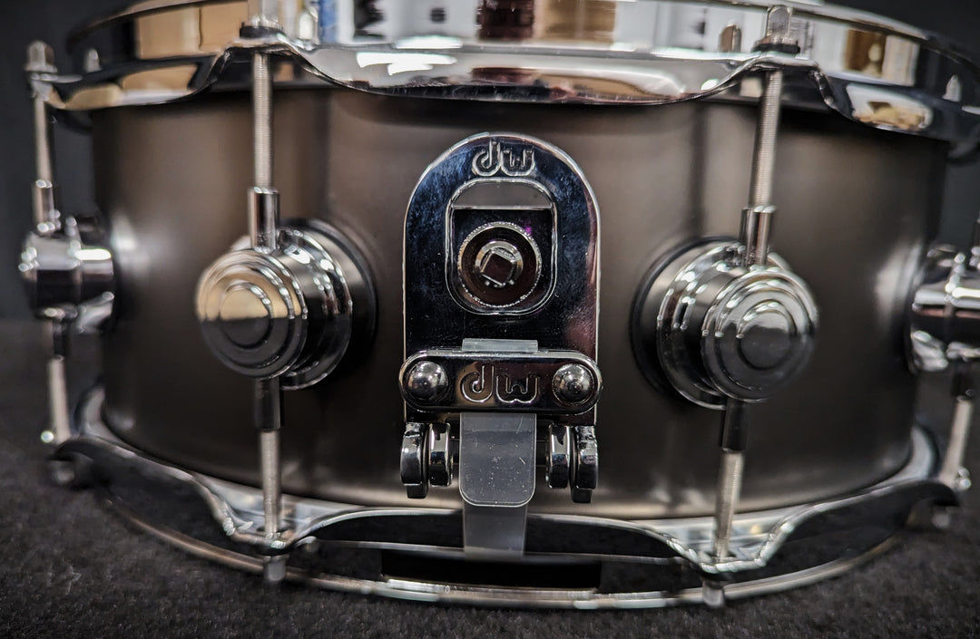 Collector's Series Satin Black over Brass Snare