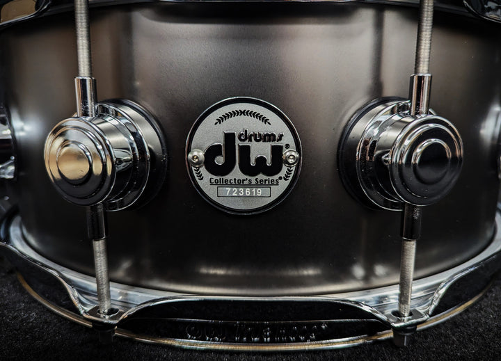 Collector's Series Satin Black over Brass Snare